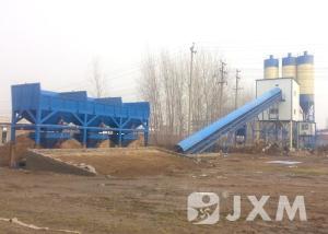 Quality 90m3 Stationary Concrete Batching Plant Equipment one Year Warranty wholesale
