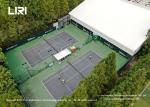 10m X 20m Sport Event Tents With Roof Lining Curtain Tempered Glass Walls