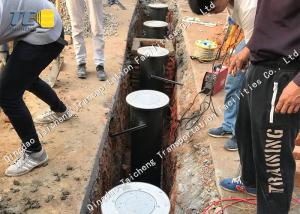 Quality Outdoor Pneumatic Bollards Polished Stainless Steel Road Safety Equipment wholesale