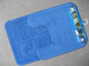 Quality Anti-slip blue Microfiber bath mat OBM-003 wholesale