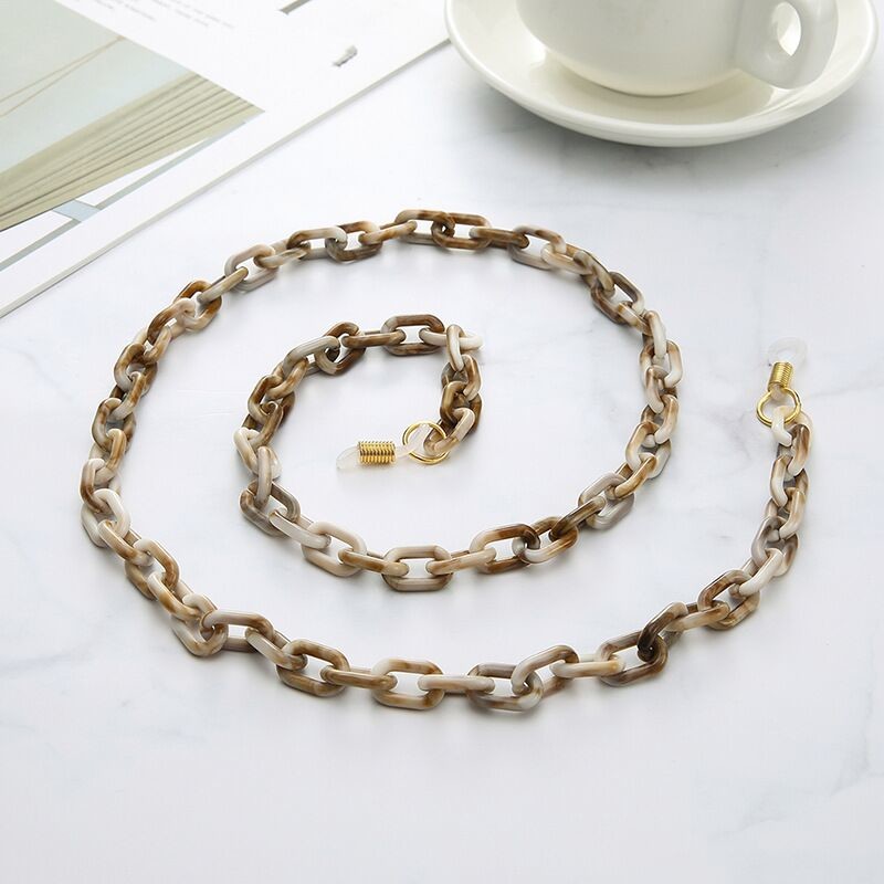 Acrylic Masking Chains Adult Face Maskss Chain Necklace Lanyard Face Masking Holder Strap