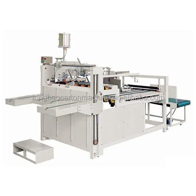 600mm Pressure Model Semi Automatic Corrugated Box Folder Gluer for Two-pieces Manufacture Machine