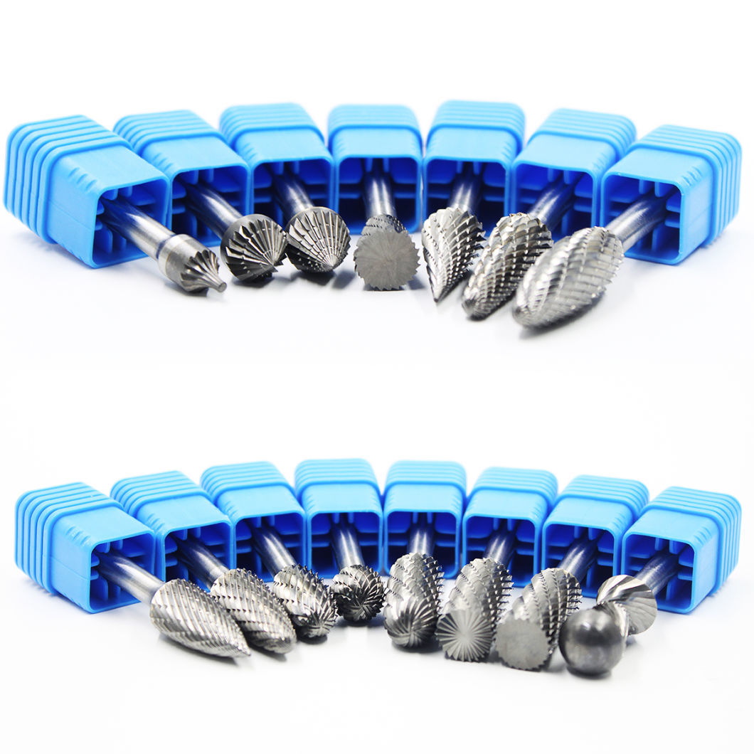 10PCS Rotary File Rotary Rasp and Countersink Tungsten Carbide Burrs Set