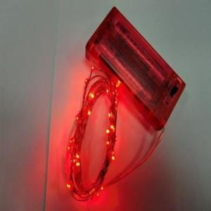 China 2013 new christmas led string lights red color battery operated on sale
