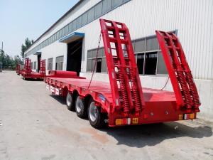 Quality Tri-axle low boy trailer 60ton low bed semi trailer wholesale