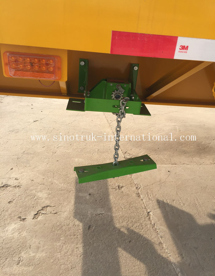 Carbon Steel 40 Tons 3 FUWA Axles Flatbed Trailer
