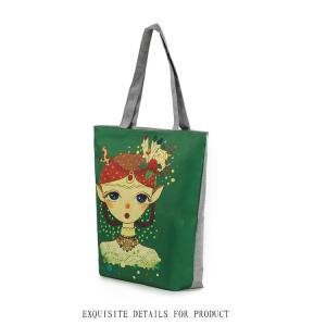 Quality New green rabbit ears Girl shoulder bag printing female female wholesale