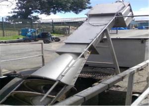 Quality Paper Mills Biological Spiral Screen , Wastewater Screening Equipment Compact Design wholesale