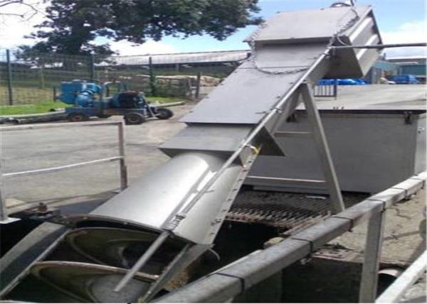 Paper Mills Biological Spiral Screen , Wastewater Screening Equipment Compact