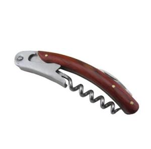 Quality Promotioal wood stainless steel bottle opener corkscrew wholesale