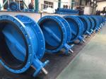 DI WCB PN16 BS EN593 Manual Double Flanged Butterfly Valve Wormgear Large size