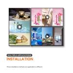 Commercial Led Advertising Player , 43 Inch Wall Mount Digital Signage Displays