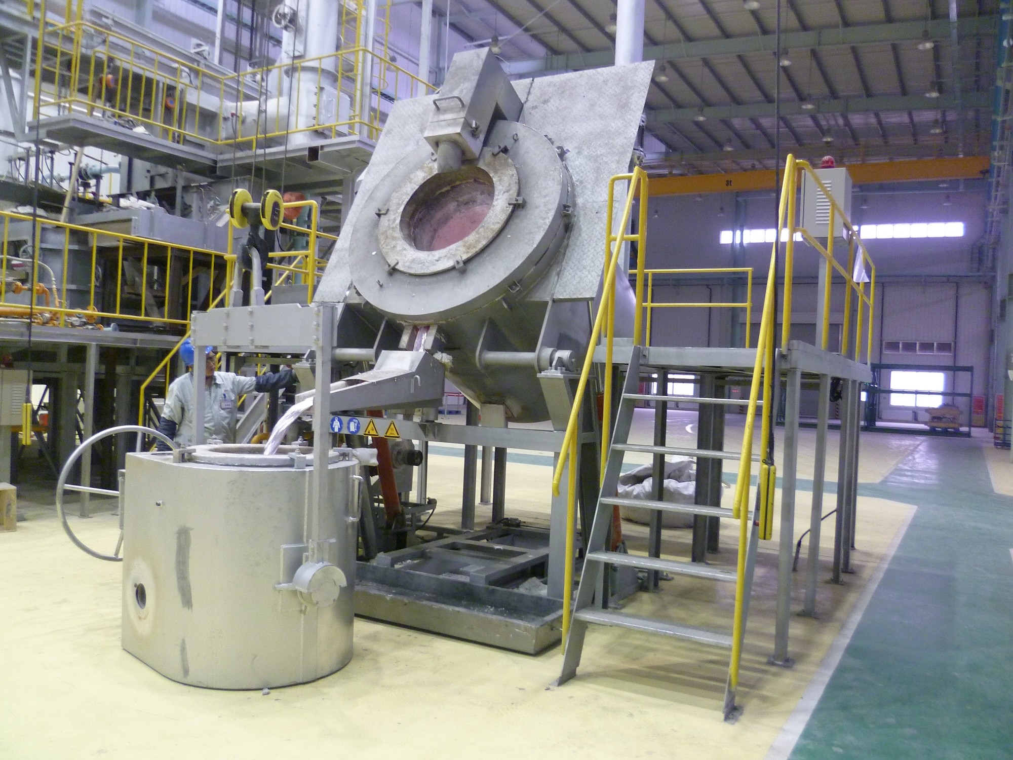 Aluminum Holding Furnace For Aluminium Casting Area