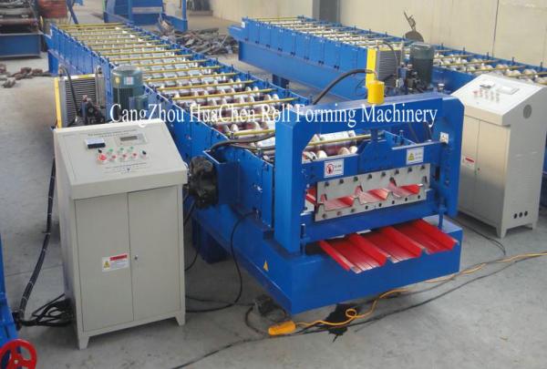 38mm High Rib Roofing Sheet Roll Forming Equipment , Roof Panel Roll Forming