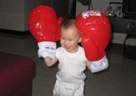 Quality Children Inflatabl Helmet For Sport Games With Sumo Suit , 0.55mm PVC Tarpaulin wholesale