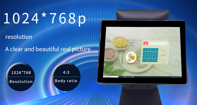 280A Retail POS System with External 58mm/80mm Thermal Printer and 15''/15.6'' Display