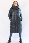 FODARLLOY Winter New Lady's Coat Pure Color Simple Lady's Winter Jacket Long
