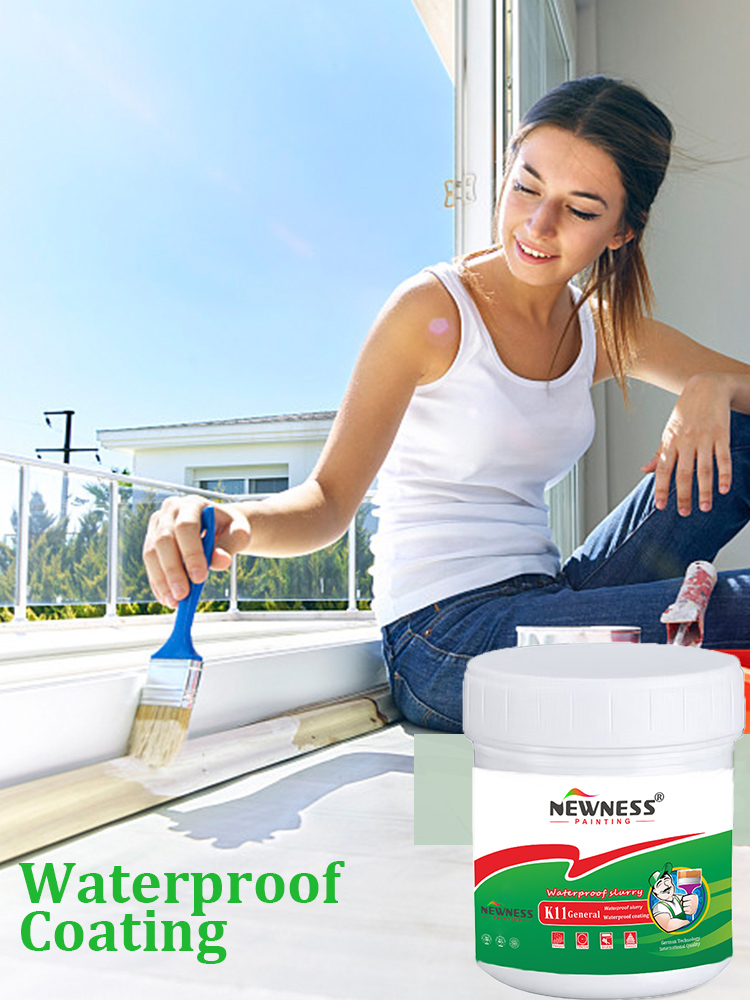 Polyurethane Paint Waterproof Coating Solid content 65% at least for Brush Application