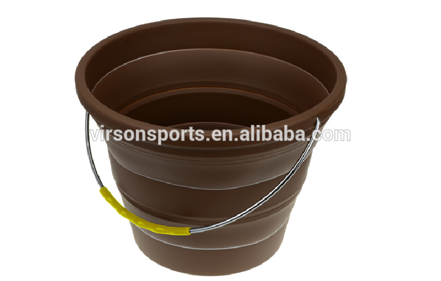 Virson OEM Folding Bucket / Foldable Water Bucket / camping Folded Bucket
