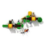 Kindergarten Kids Playground Slide Outdoor Plastic Entertainment Aluminum