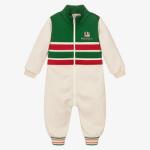 Fashion Organic Cotton Zipper Jumpsuit Toddler Onesie Long Sleeve Baby Clothes