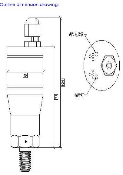HPC-1 Electronic pressure switch with replays output for alarm purpose