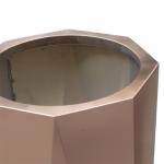 High quality planters vertical octagonal metal flower pots