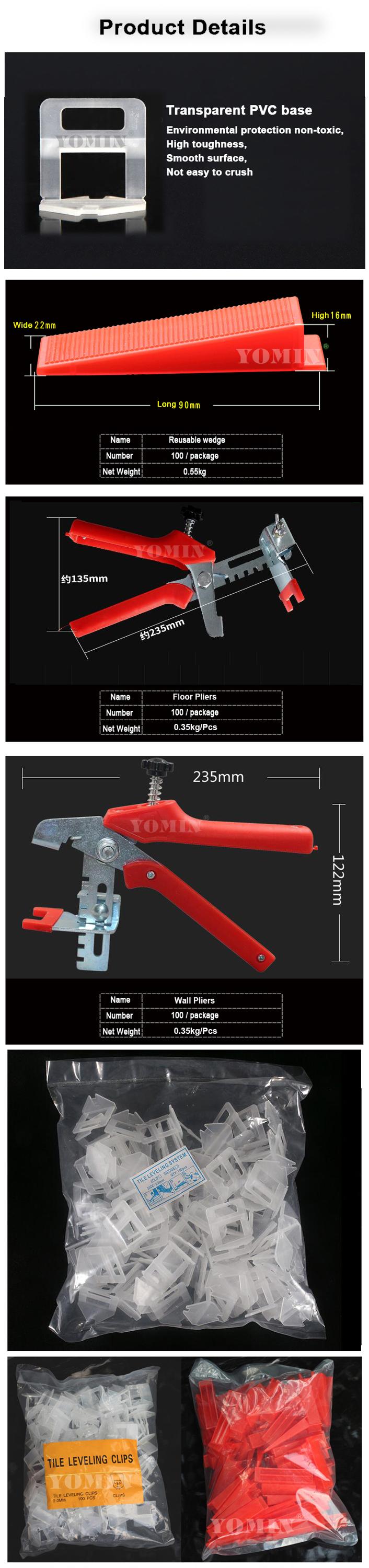 Tile Leveling System Clips / Tile Leveling Heightening Base for 15-22mm Thickness Ceramic