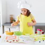 Kids Ages 4-8 Food Coloring Books with Cupcakes Ice-cream Sausage Apple Pie