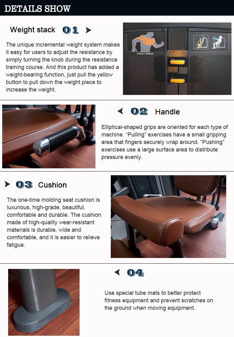 Attractive Leg Curl Exercise Machine High Strength Foldable OEM Service