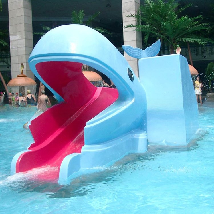 Water Park Swimming Pool Fiberglass Little Rabbit Slide for Children