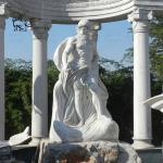Outdoor Marble Trevi Fountain Oceanus Statues amous Greek God Poseidon Fountains