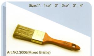 Quality Polyester mixed bristle Chinese bristle paint brush No.3006 wholesale