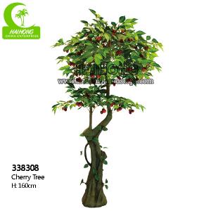 Quality Simulated 160cm Cherry Artificial Landscape Trees Wind Resistance wholesale