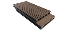 Quality Plain Extruded ISO 9001 5800mm WPC Hollow Decking wholesale