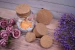 Agglomerated Tapered Cork Stopper DIY Candle Glass Jar Cork Lid ISO9001