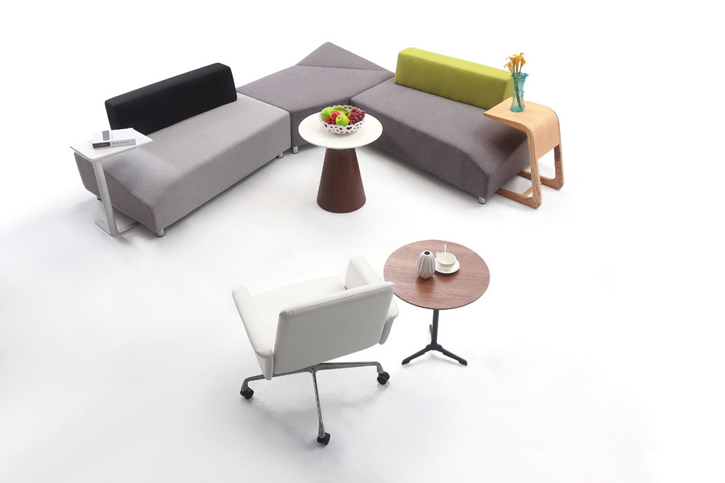 Workplace Fabric Collaborative Sofa Furniture For Office Lobby