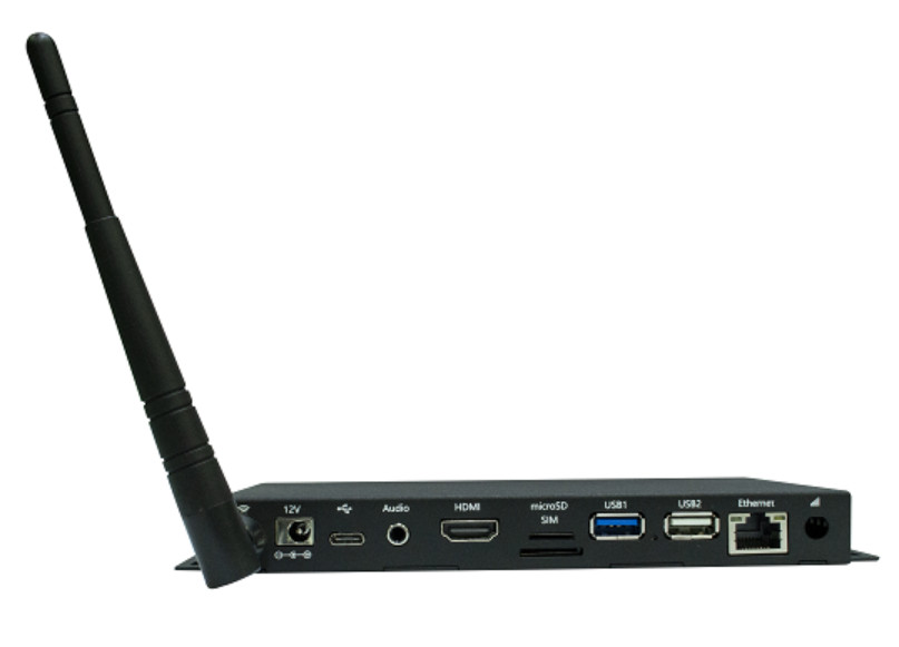 Industrial Media Player RK3288 CPU With USB 2.0x2 digital signage box support BT5.2 / WIFI / LAN/ 4G lte