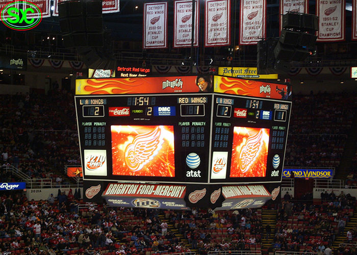 Large Outdoor Stadium LED Display Commercial Center High brightness PH10mm Video LED sign
