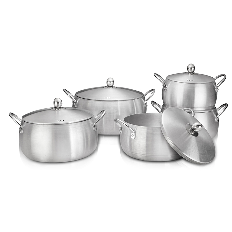 Kitchenware Spin Bottom Aluminium Kitchen Cooking Pot Eco Friendly