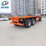 9.00-22.5 Rim and 12R22.5 Tire Farm Flatbed Trailer for 20-40 Tons Farm Tractor
