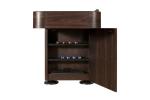 Deluxe 108 Inches Shuffle Game Table Solid Wood Material With Cabinet