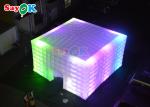 Customized Air Cube Tent Inflatable Nightclub Wedding Photo Booth With Colorful