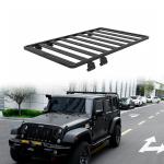 Black Aluminum Alloy Roof Racks for Jeep Wrangler JK Universal Design Roof