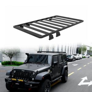 Quality Customized Jeep JK Car Roof Rack Aluminum Alloy Roof Rail Rack wholesale