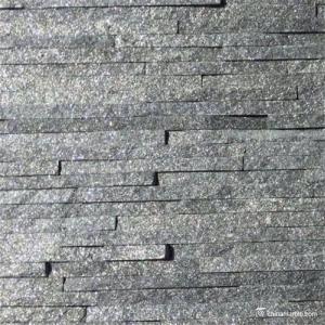 Quality Black Thin Quartzite Stone Veneer Panels Anti - Bacteria Moisture Absorption wholesale