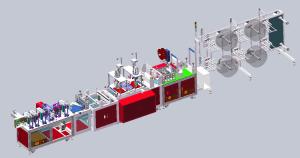 Quality High Speed Mask Manufacturing Machine Producing Disposable Kn95 Face Mask wholesale