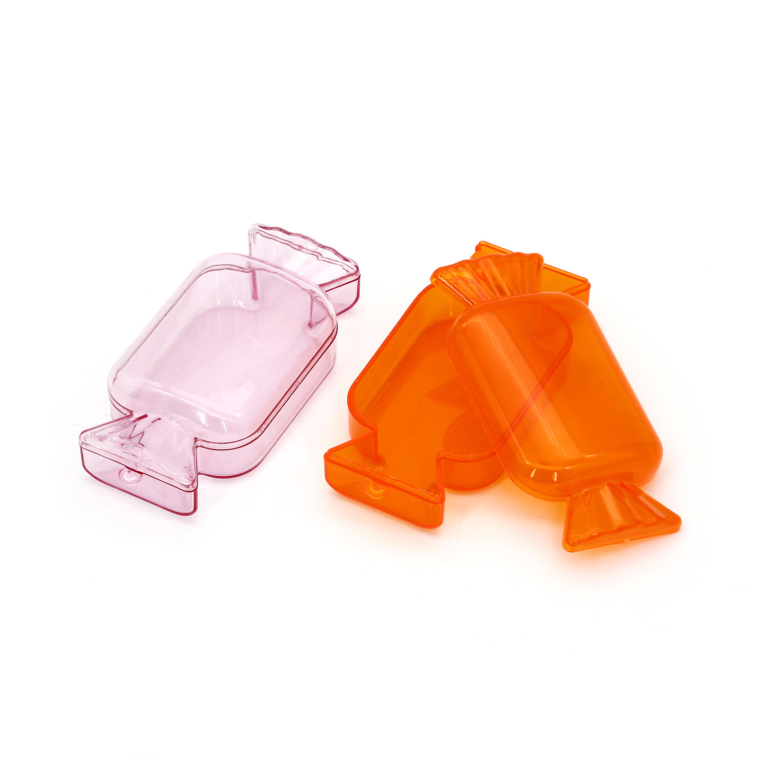 Custom Logo Candy Themed Lash Boxes for Mink Lashes Empty Private Label Clear Acrylic