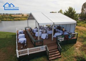 Quality Leisure Goft White Clear Span Structures Canopy PVC Fabric Party Marquee Tent wholesale