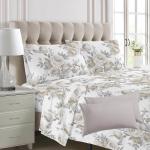 100% Polyester Print Microfiber Fabric Bedding Sheet Set 6pcs Machine Washable